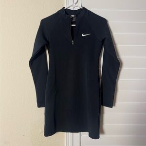 NIKE Sleek Mini Dress, with Half Zip Detail